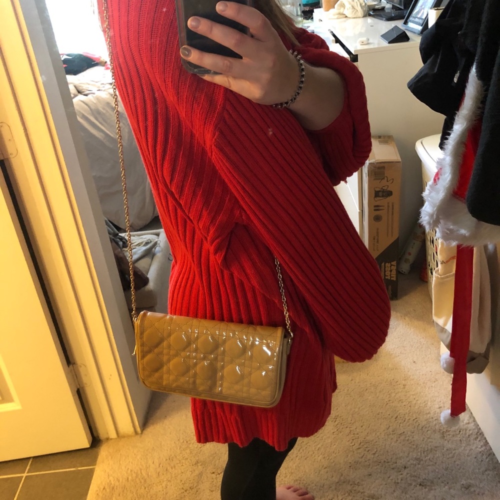 Lady Dior wallet on chain - Picture 2 of 12